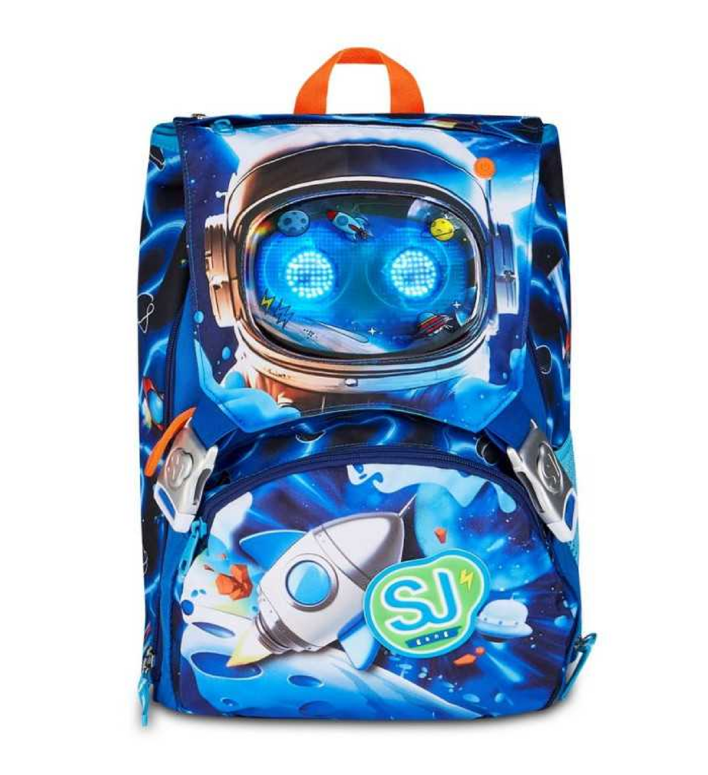 Zaino Sdoppiabile Big SJ Gang Space LED Boy - Zaino Scuola Espandibile Spazio