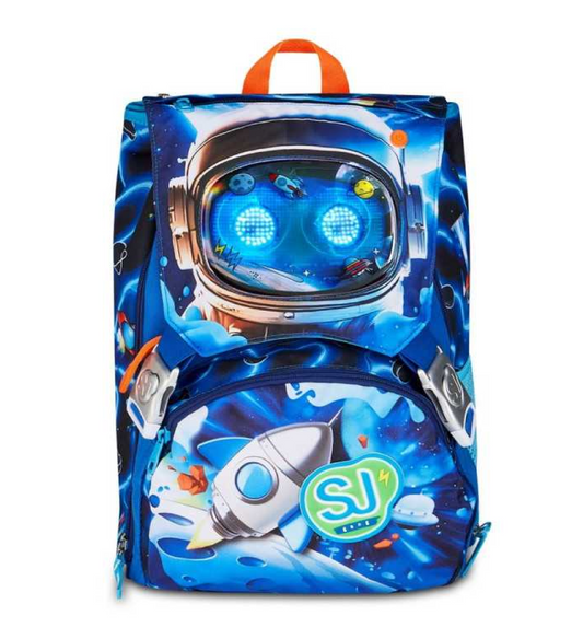 Zaino Sdoppiabile Big SJ Gang Space LED Boy - Zaino Scuola Espandibile Spazio