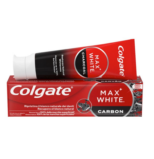 Dentifricio Max White Carbon – Aiuta a Rimuovere le Macchie dai Denti