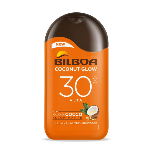 Bilboa Coconut Glow Spf30 Alta con Olio di Cocco Illuminante