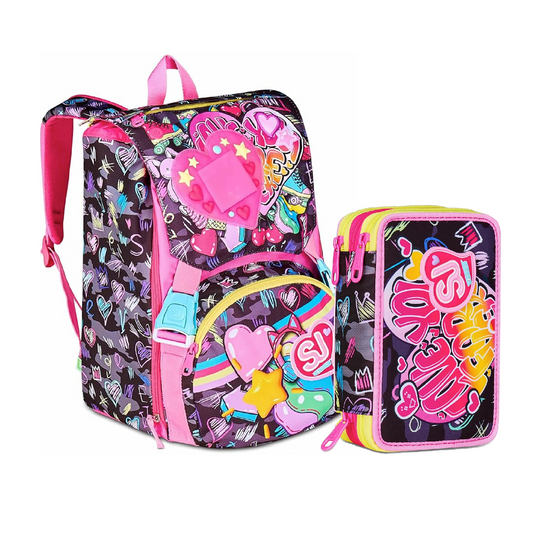 Zaino Sj Game Led Girl Sdoppiabile