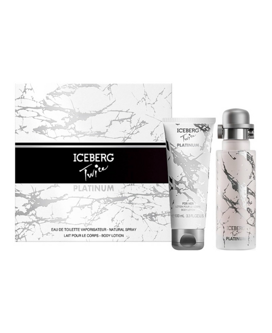 Iceberg Twice Platinum Woman Cofanetto Profumo + Body Lotion
