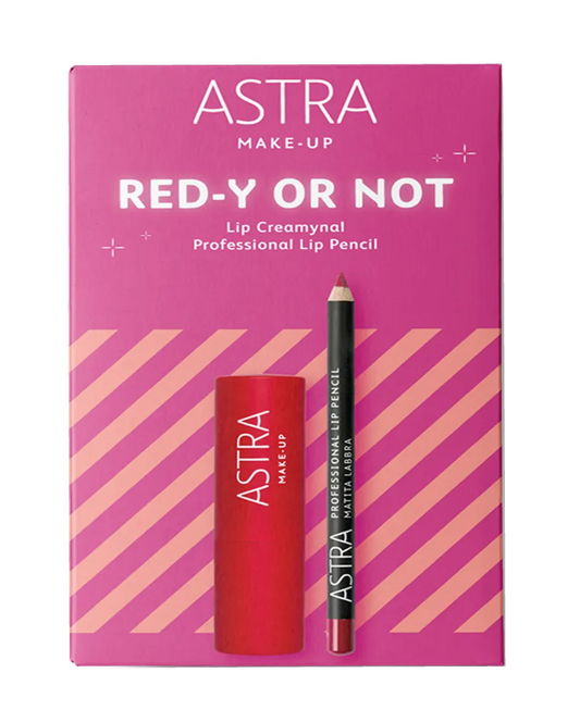 RED-Y OR NOT Cofanetto Trucco – Rossetto 08 Ginger + Matita Labbra 42 Cherry