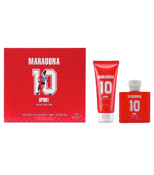 Cofanetto Maradona Sport Red Edition - Profumo + Shower Gel