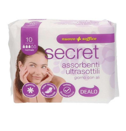 Assorbenti Ultrasottili con Ali 10 Pezzi – Protezione Quotidiana Discreta