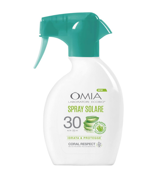 Spray Solare SPF 30 Aloe Vera del Salento - Protezione Alta e Idratante Eco-Bio