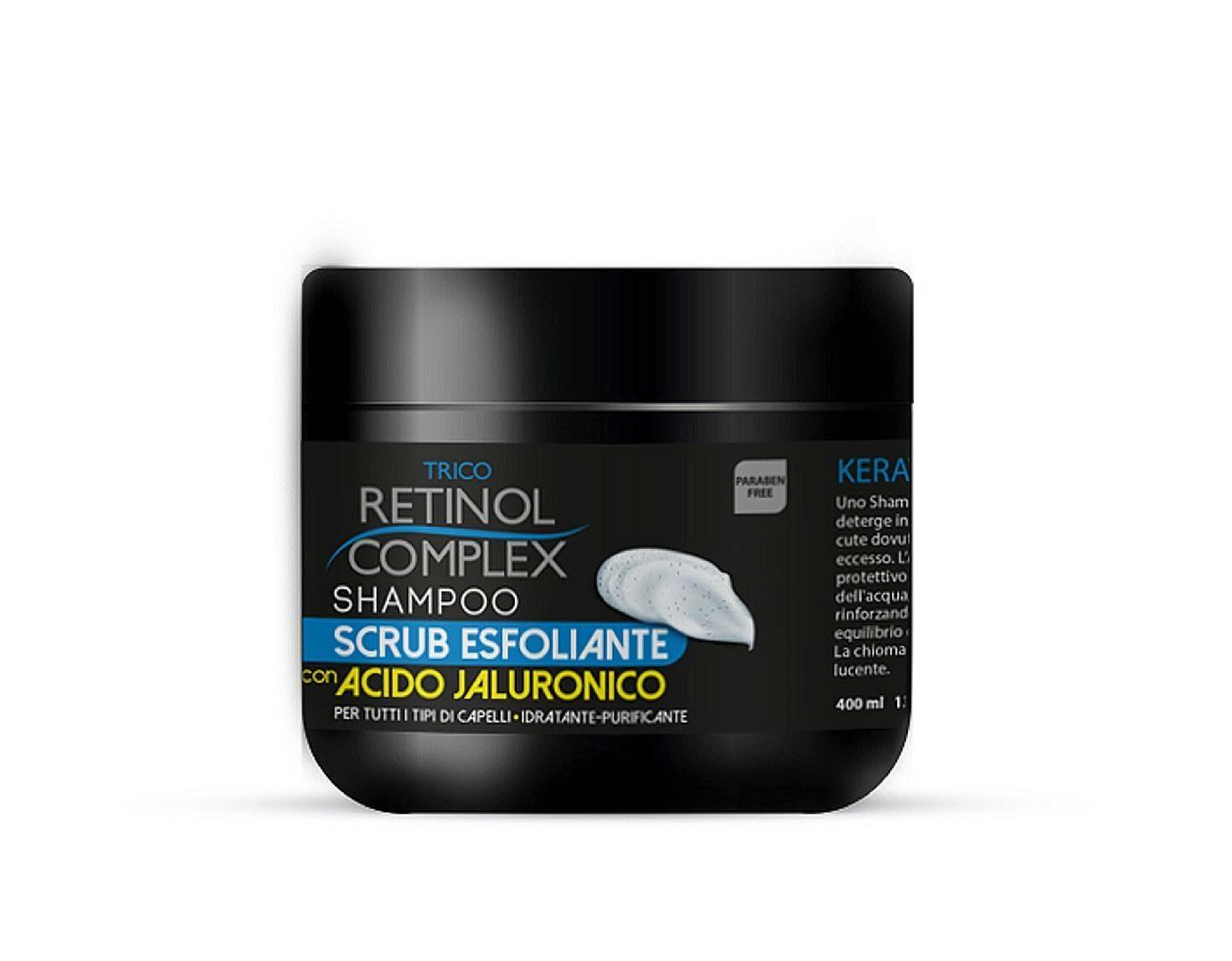 Shampoo Scrub Esfoliante con Acido Jaluronico