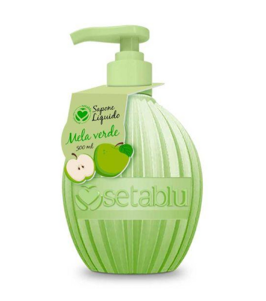 Sapone Liquido alla Mela Verde - Detergente Mani e Viso Idratante
