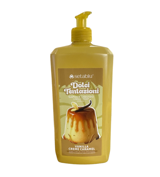 Sapone Liquido Mani e Viso Vanilla Crème Caramel - Sapone Idratante Maxi Formato