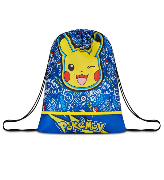Sacca Easy Bag Pokémon - Zaino a Sacca Coulisse Ginnastica e Scuola