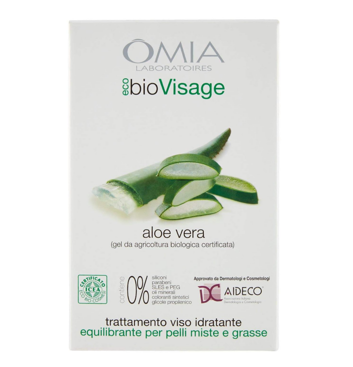 Cofanetto Viso Aloe Vera – Crema Viso + Salviette Struccanti + Pochette Eco Bio