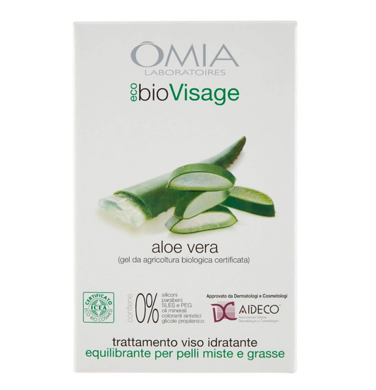Cofanetto Viso Aloe Vera – Crema Viso + Salviette Struccanti + Pochette Eco Bio