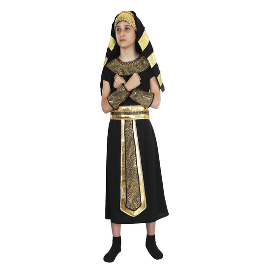 Costume Ramses Bambino 3-14 Anni – Faraone Egiziano Completo
