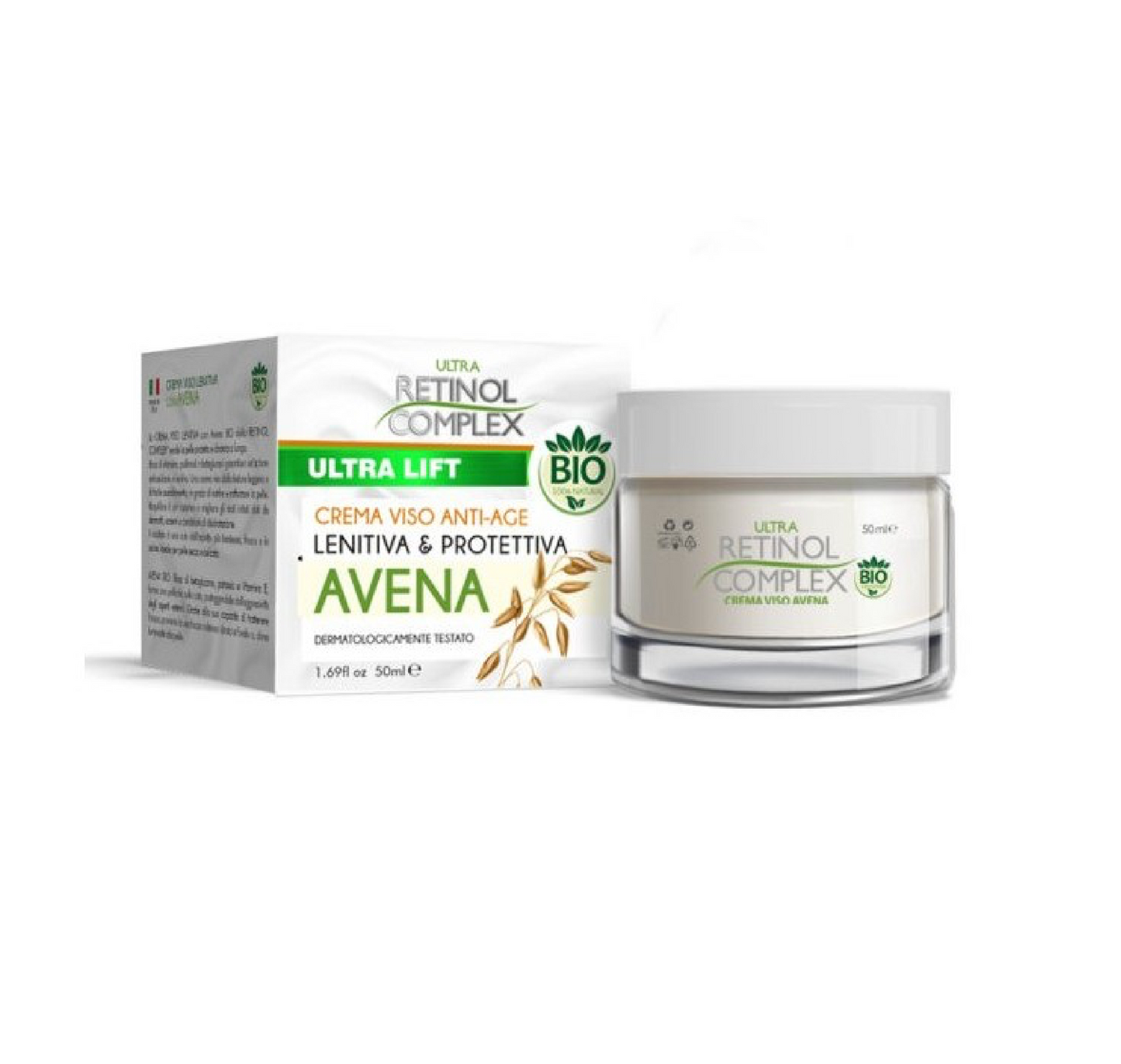Ultra Lift Crema Viso Anti-age Avena Bio