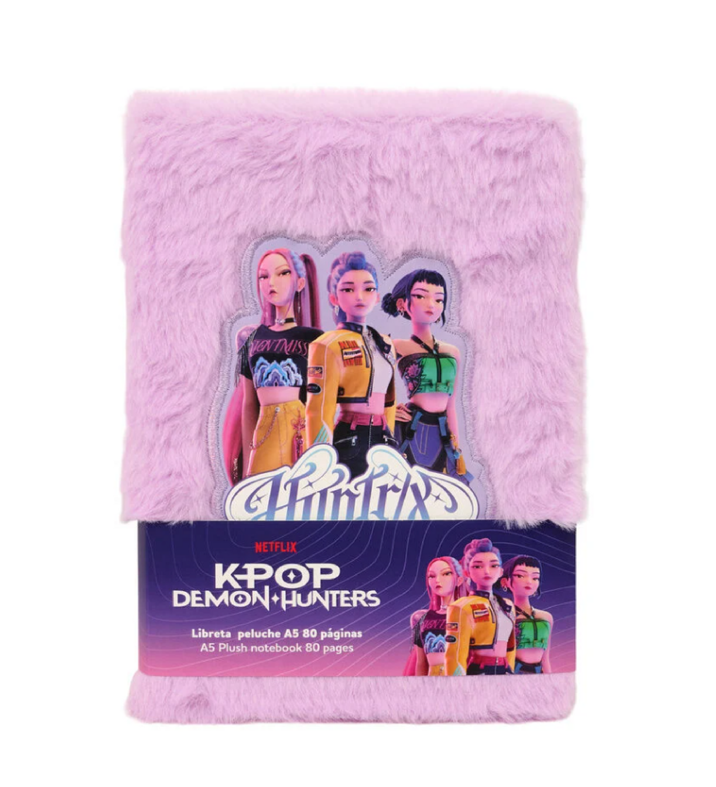Fluffy Notebook K-Pop Demon Hunters - Taccuino Peloso A5 K-Pop