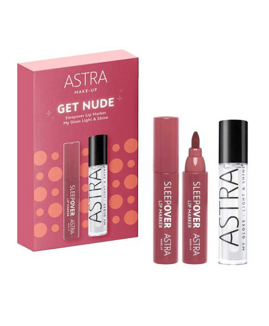 GET NUDE Cofanetto Trucco – Lip Marker Sleepover + Lip Gloss Light & Shine