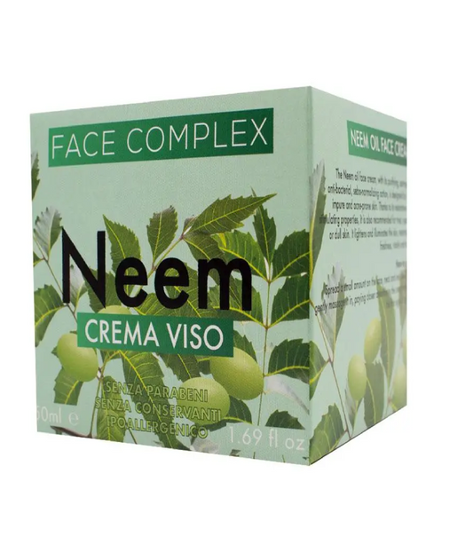 Crema Viso al Neem - Purificante, Antibatterica e Sebo-Regolatrice
