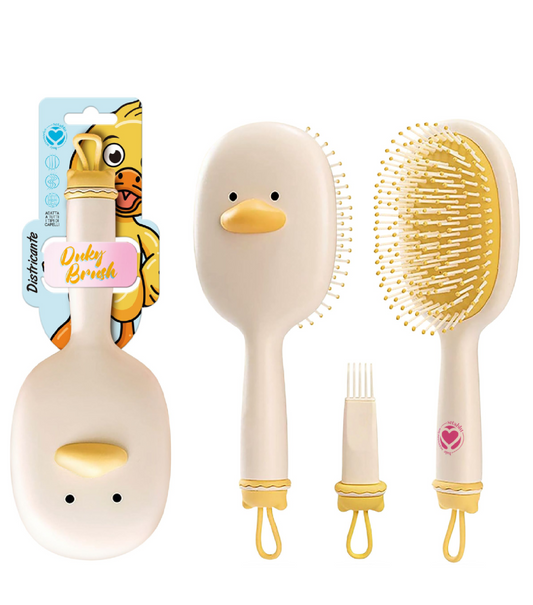 Spazzola Duky Brush - Spazzola Scioglinodi Ergonomica per Capelli Asciutti e Bagnati
