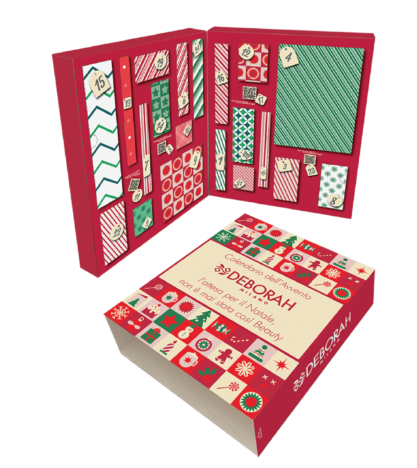 Calendario Dell'Avvento 24 Caselle Make-up