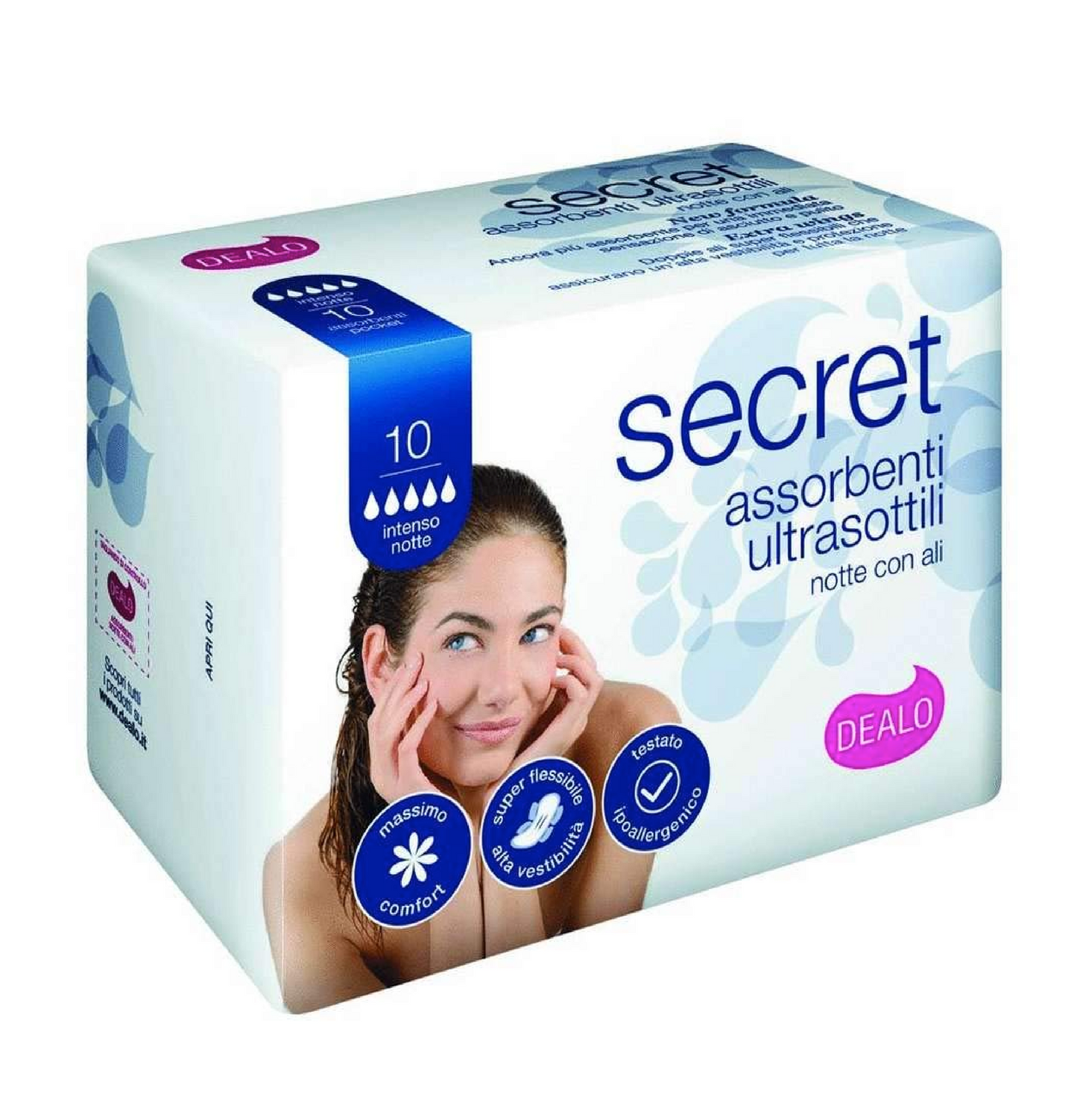 Assorbenti Ultrasottili Notte con Ali 10 Pezzi – Protezione Notturna Sicura