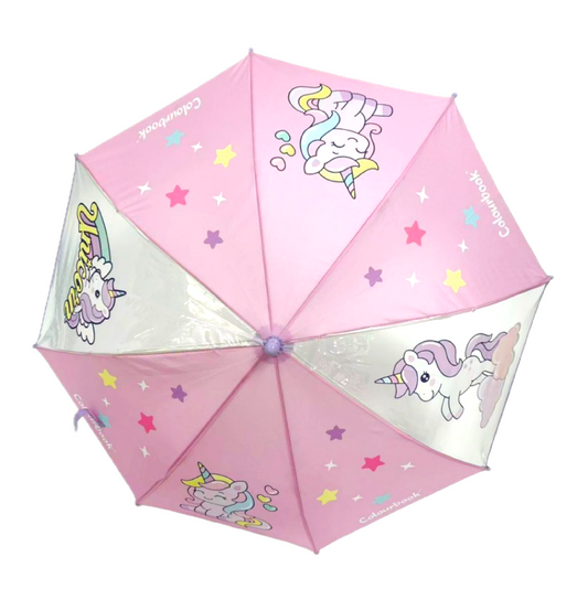 Ombrello Unicorno con Chiusura Salvadita e Custodia