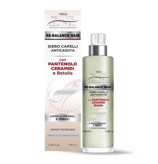 Siero Capelli Anticaduta Pantenolo e Ceramidi – Rinforzo e Vitalità