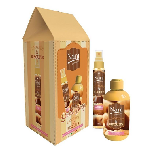 Cofanetto Gourmand Cookies e Biscuits | Acqua Profumata e Bagnodoccia