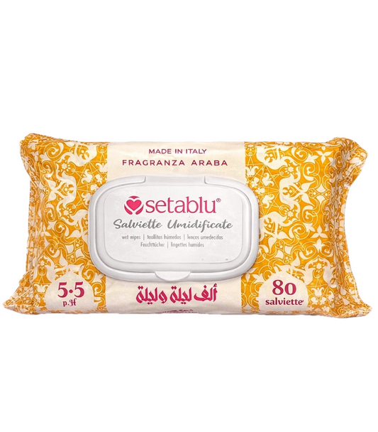 Salviette Umidificate Fragranza Araba 80pz | pH 5.5 Protettivo