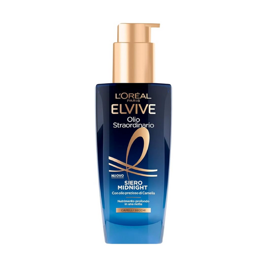 Olio Straordinario Siero Midnight Capelli Secchi
