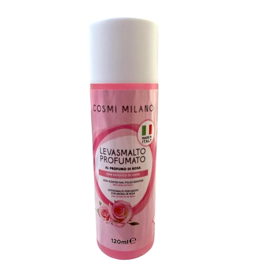 Levasmalto Profumato Rosa – Rimuovi Smalto Delicato per Unghie