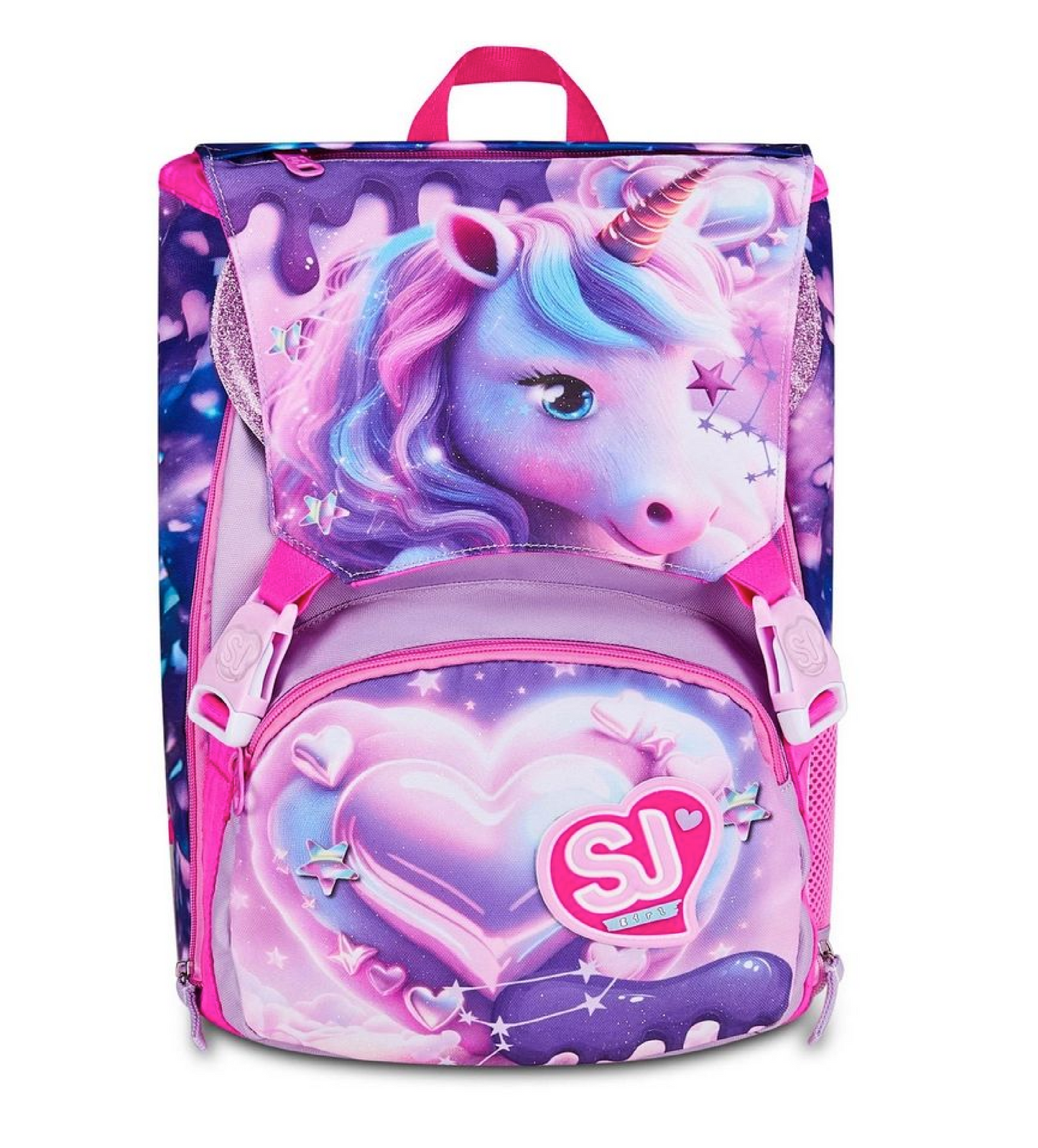 Zaino Sdoppiabile Big SJ Gang Pixie Unicorn - Zaino Scuola Espandibile Unicorno