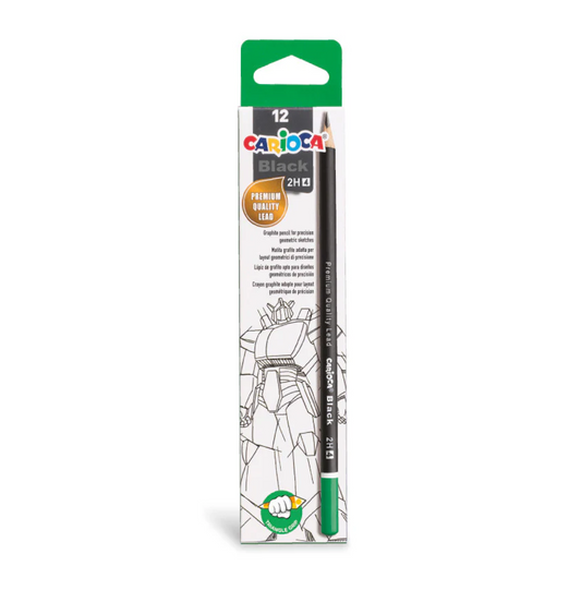 Matita 2H4 – Matita Grafite Dura per Disegno Tecnico e Scrittura Precisa