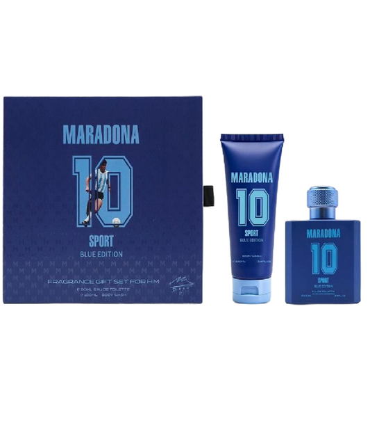 Cofanetto Maradona Sport Blue Edition - Profumo + Shower Gel