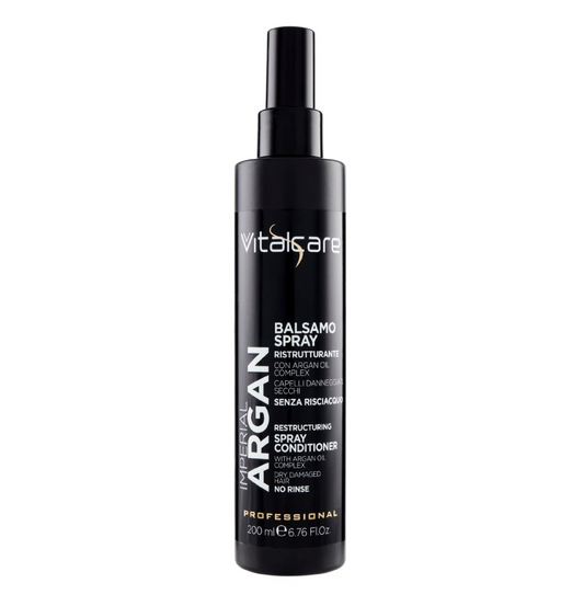 Balsamo Spray Ristrutturante con Olio di Argan 200 ml – Senza Risciacquo Nutriente Districante