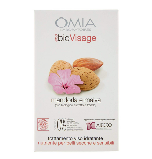 Cofanetto Viso Mandorla – Crema Viso + Salviette Struccanti + Pochette Eco Bio