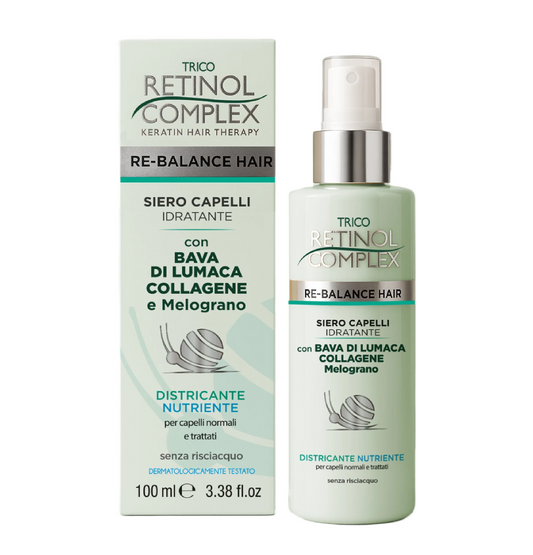 Siero Capelli Idratante Bava di Lumaca – Nutrimento e Lucentezza