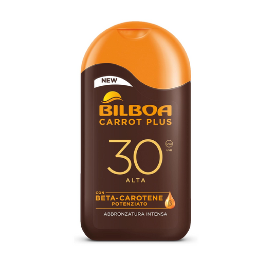 Bilboa Carrot Plus Spf30 Alta con BETA-Carotene Abbronzatura intensa