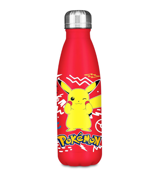 Borraccia Pokémon - Borraccia Scuola in Alluminio Pikachu