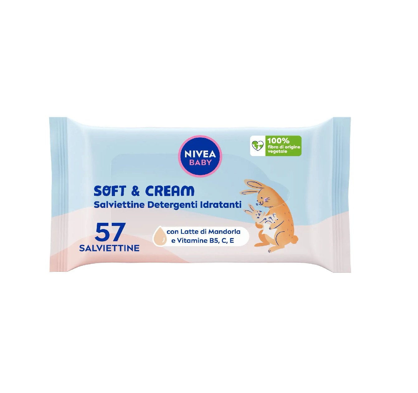 Salviettine Soft & Cream Detergenti Idratanti