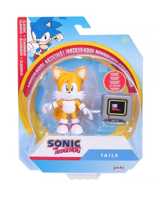 Personaggio Articolato Tails 10 cm con Accessorio