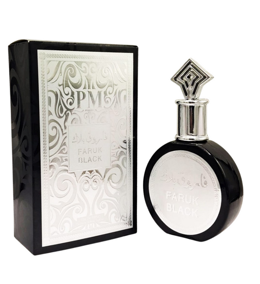 Faruk Black EDP - Profumo Arabo Lusso Unisex Intenso e Legnoso