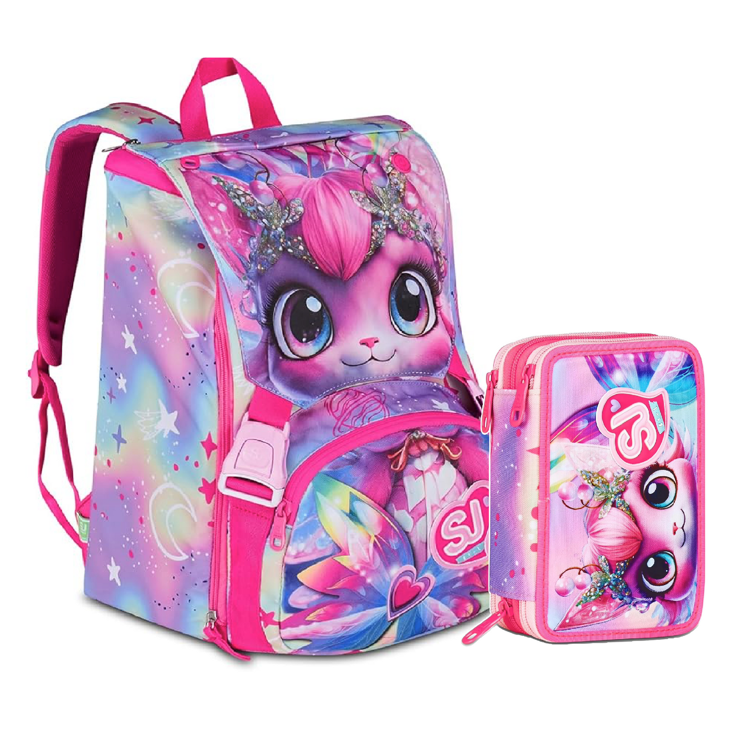 Zaino Sj Cat Led Girl