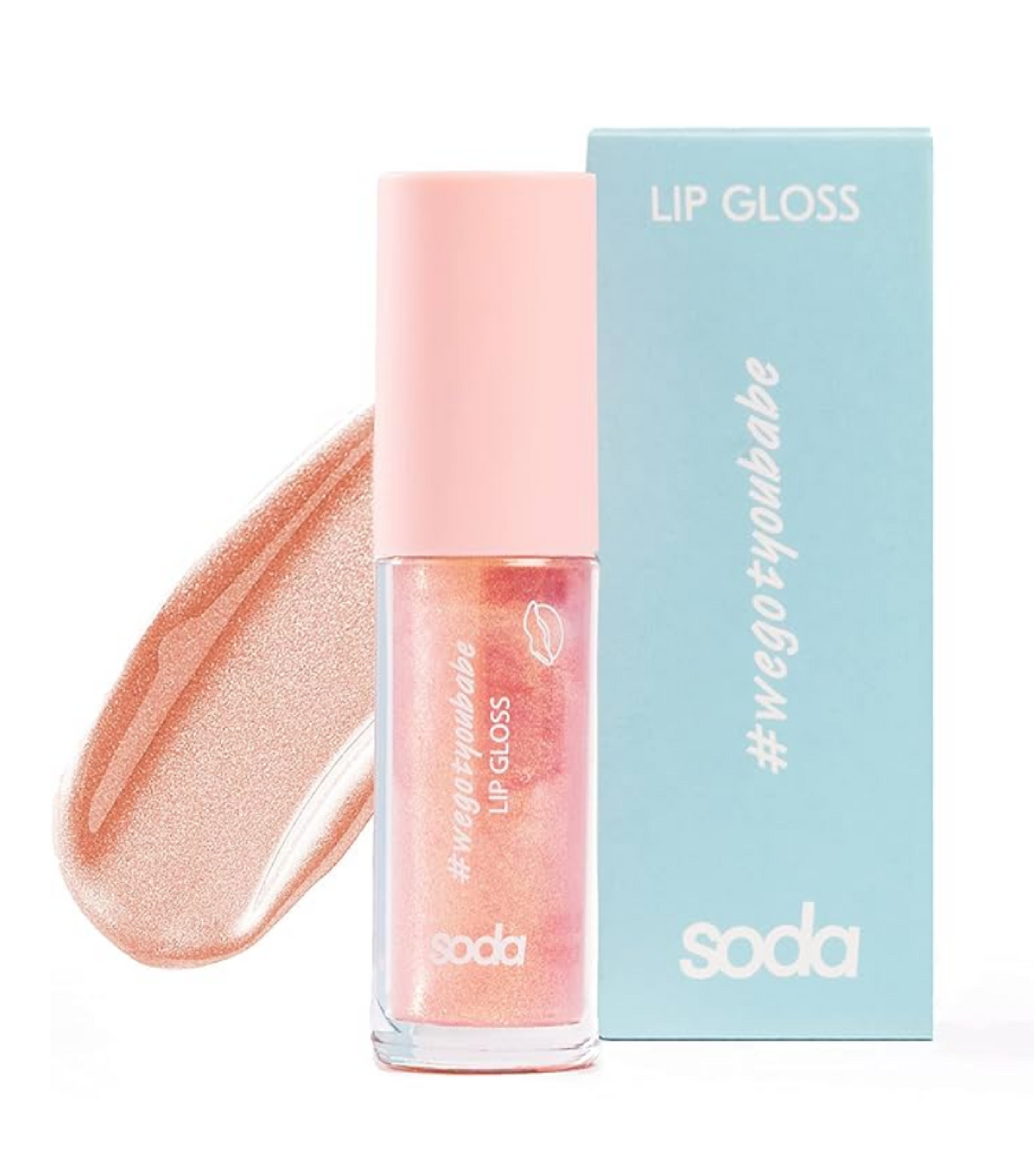 Lipgloss Glitter 103 Peach Queen - Lucidalabbra Pesca