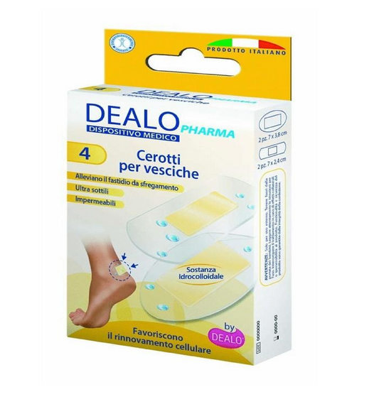 4 Cerotti per Vesciche – Protezione Delicata e Confortevole