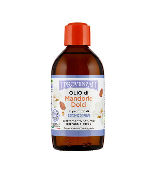 Olio Viso e Corpo alle Mandorle Dolci – Profumo alla Magnolia