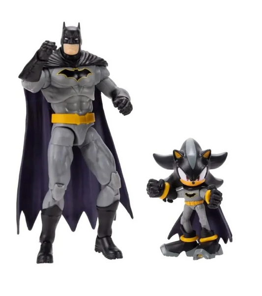 DC x Sonic Shadow Batman Action Figure Multipack 5” | Set da Collezione