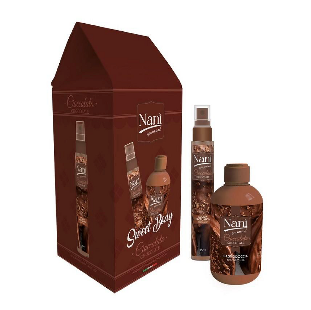 Cofanetto Gourmand Cioccolato | Acqua Profumata e Bagnodoccia