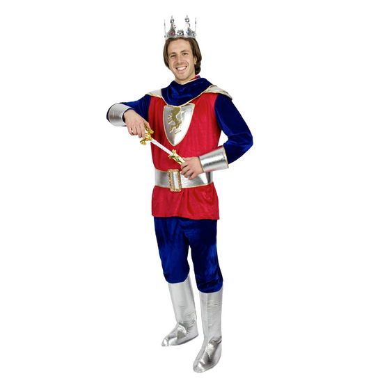 Costume Re Artù Adulto S-XL – Outfit Medievale per Carnevale e Feste a Tema