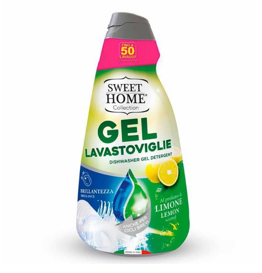 Gel Lavastoviglie Limone – Detergente Sgrassante per Stoviglie Brillanti