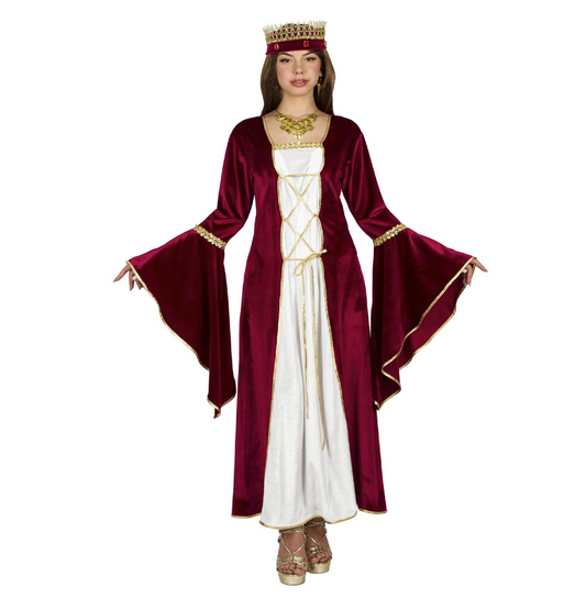 Costume Isotta Donna S-XL – Abito Medievale Elegante per Carnevale e Feste